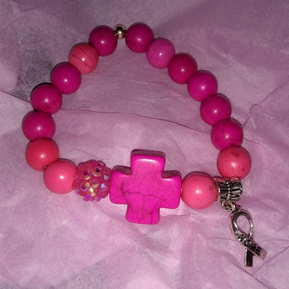 Pink Beaded bracelets